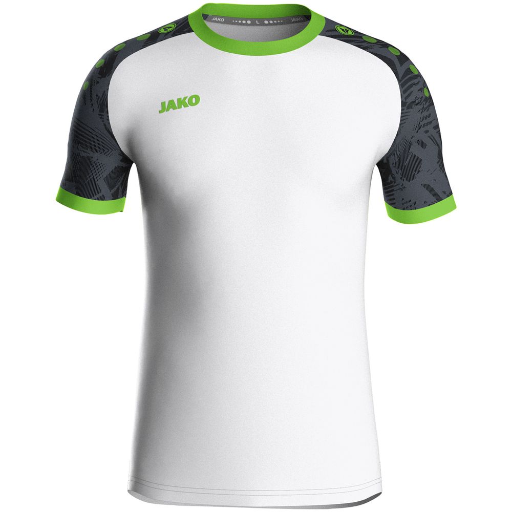 Jako Trikot Iconic Ka - weiß/schwarz/neongrün