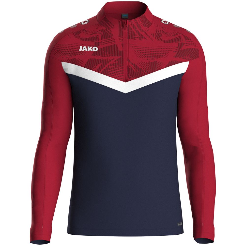 Jako Ziptop Iconic - marine/chili rot