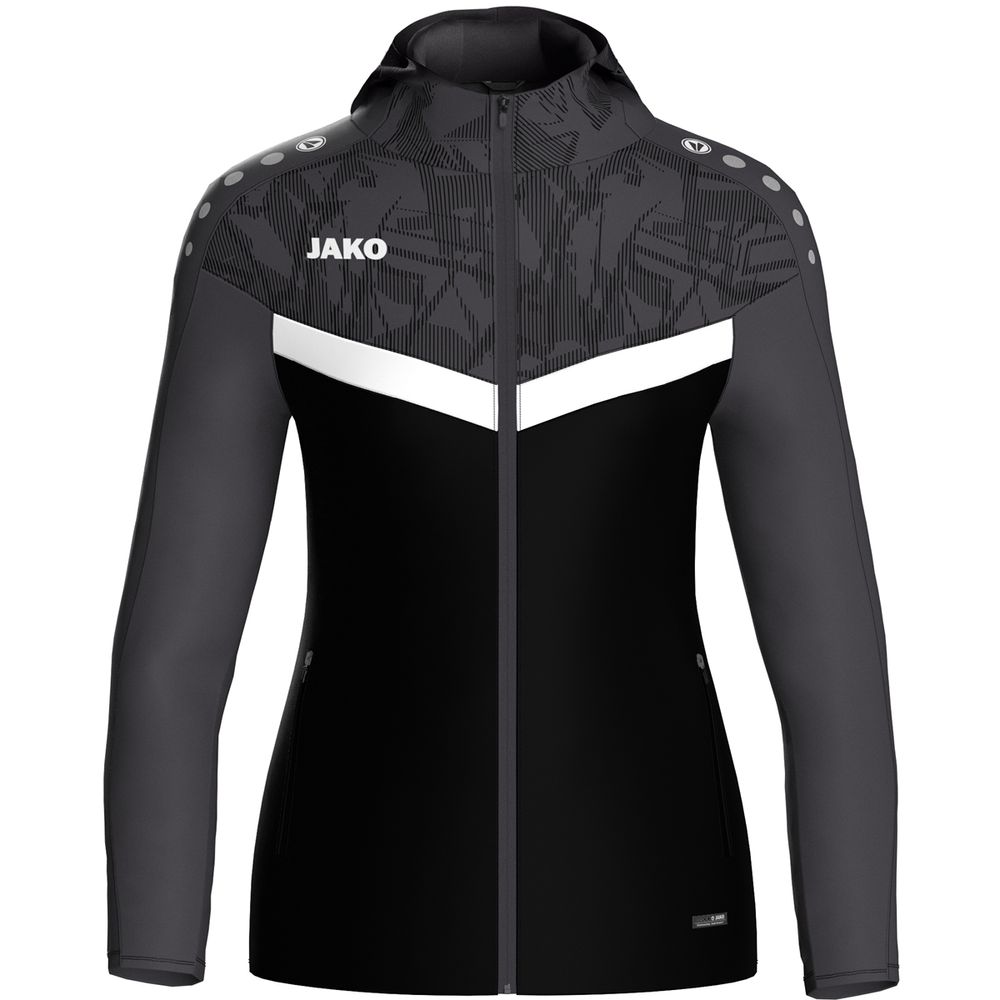 Jako Kapuzenjacke Iconic - schwarz/anthrazit
