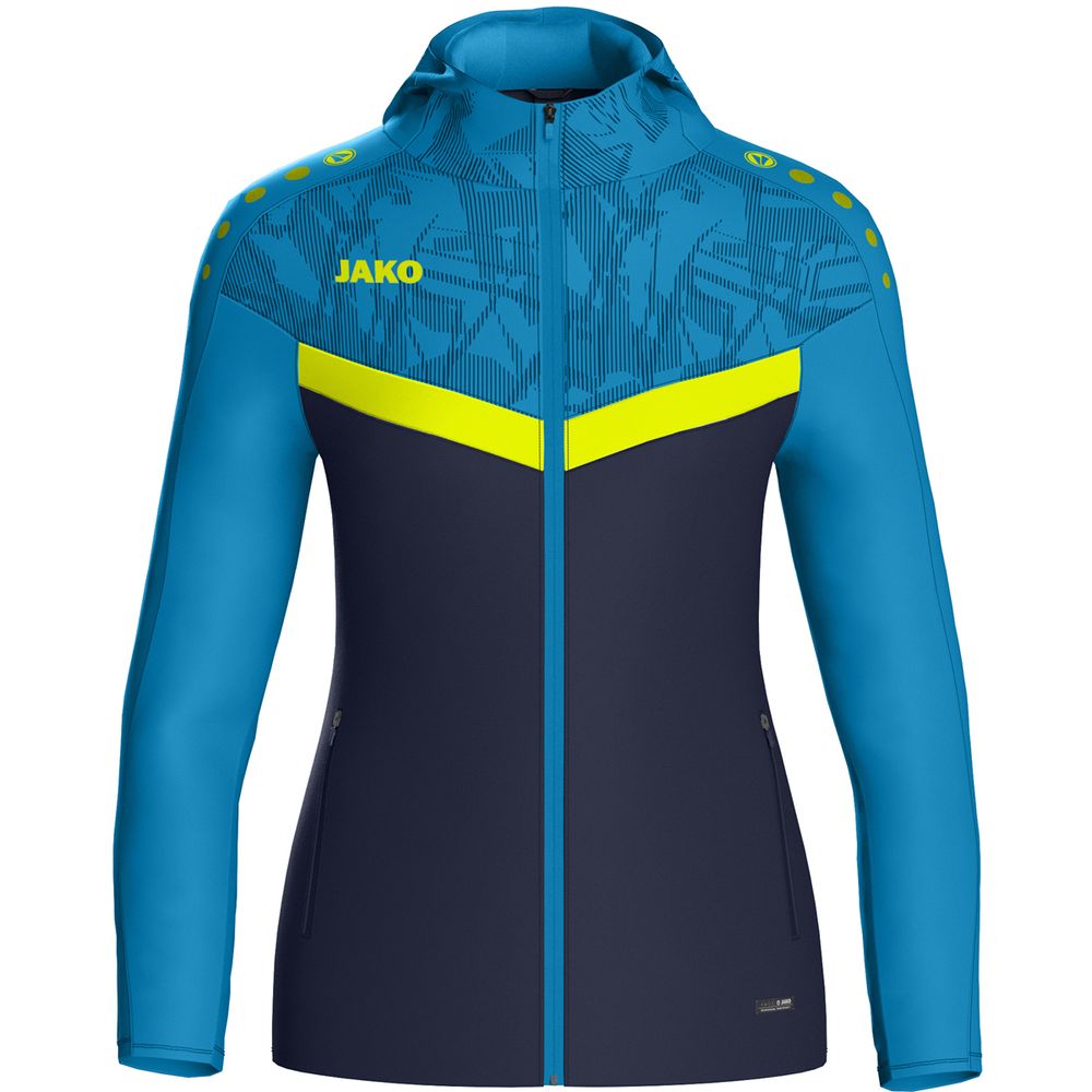 Jako Kapuzenjacke Iconic - marine/jako blau/neongelb
