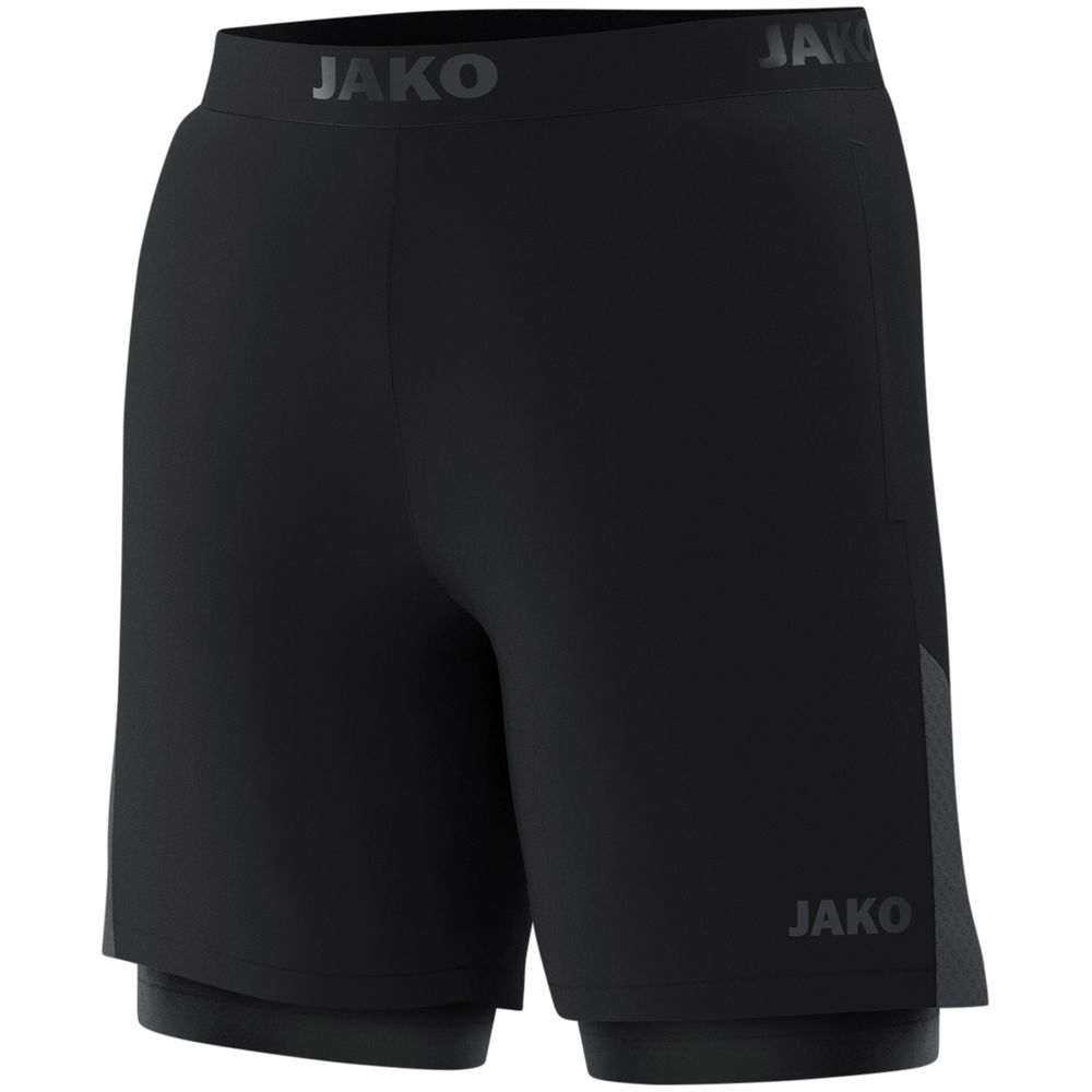 Jako 2-In-1 Short Power - schwarz