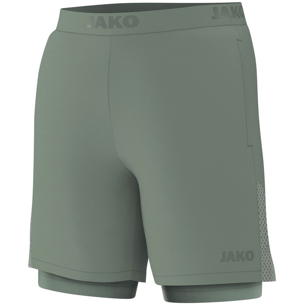 Jako 2-In-1 Short Power - mintgrün