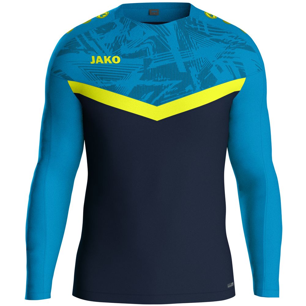 Jako Sweat Iconic - marine/jako blau/neongelb