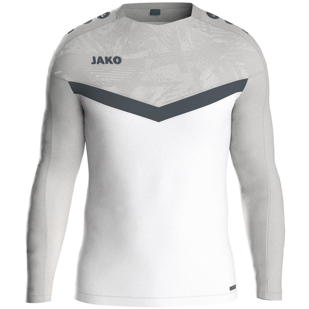 Jako Sweat Iconic - weiß/soft grey/anthra light