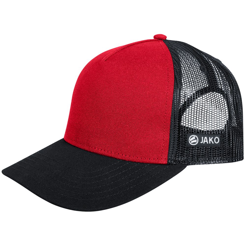 Jako Cap Club - chili rot/schwarz