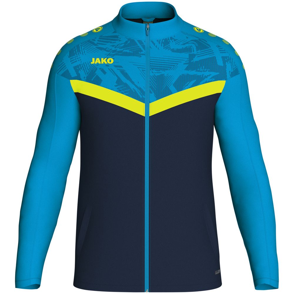 Jako Polyesterjacke Iconic - marine/jako blau/neongelb