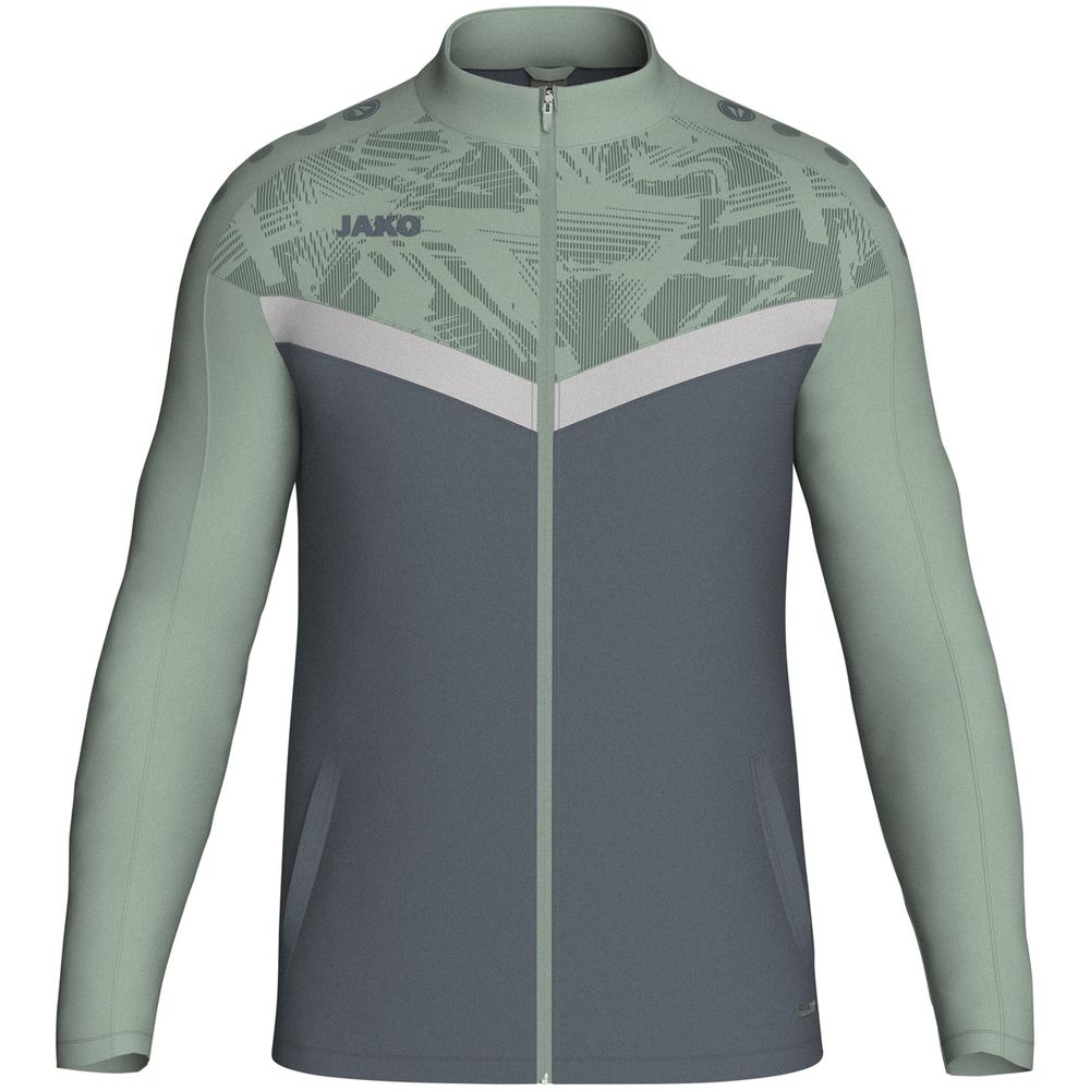 Jako Polyesterjacke Iconic - anthra light/mintgrün/soft grey