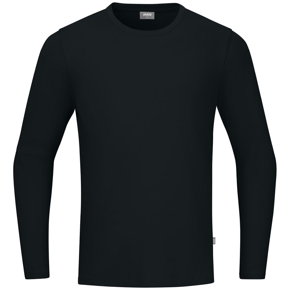 Jako Longsleeve Organic - schwarz