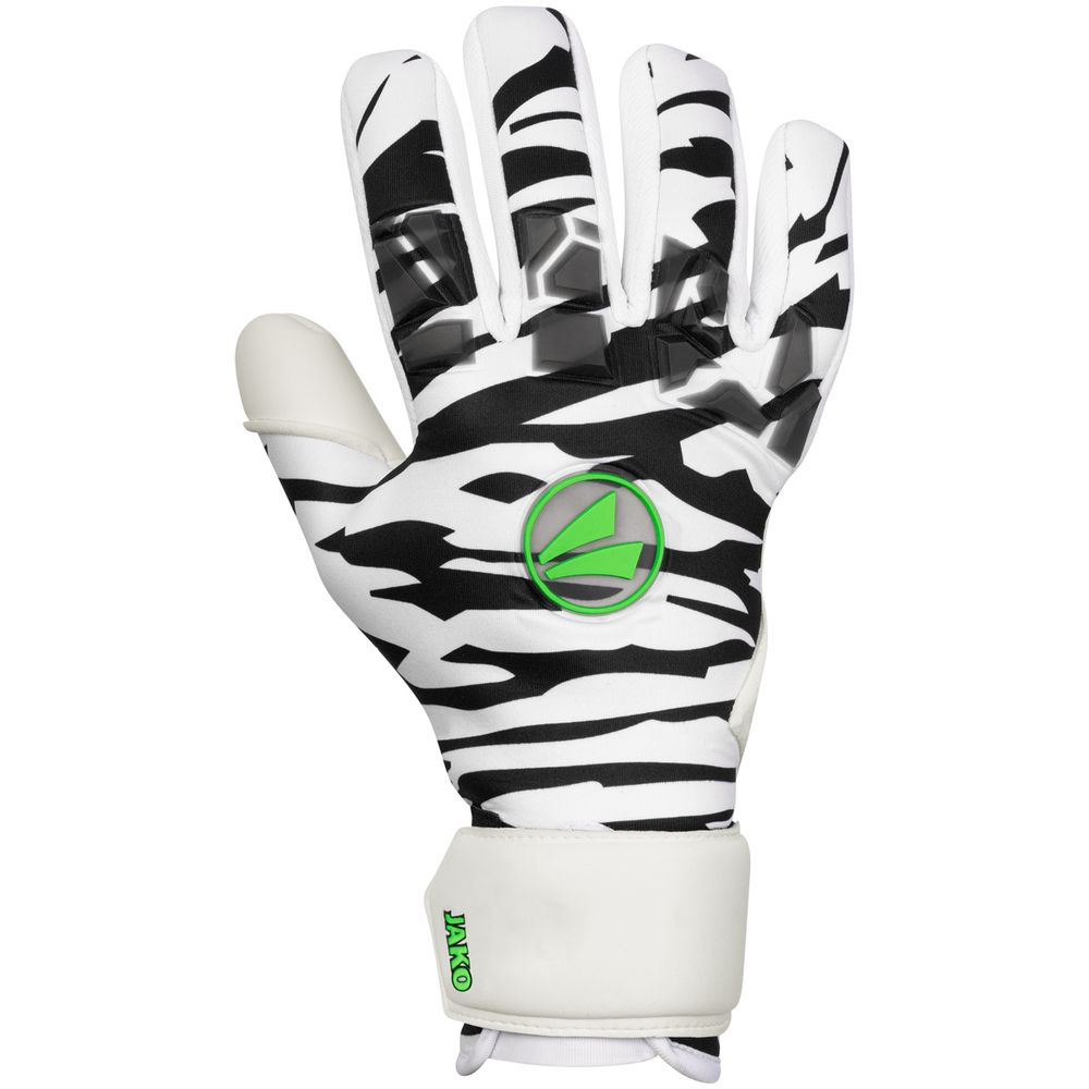 Jako Tw-Handschuh Animal Giga Nc - weiß/schwarz/neongrün