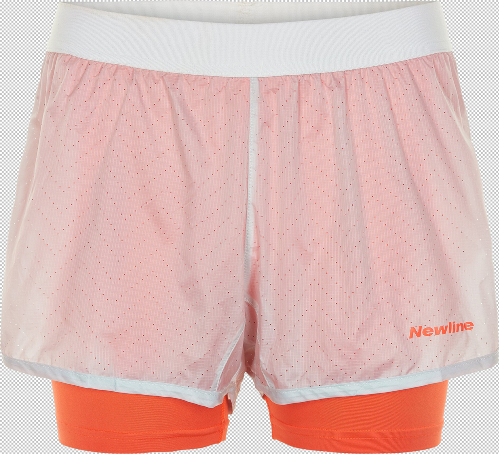 Hummel Black 2-Lay Shorts - nimbus cloud