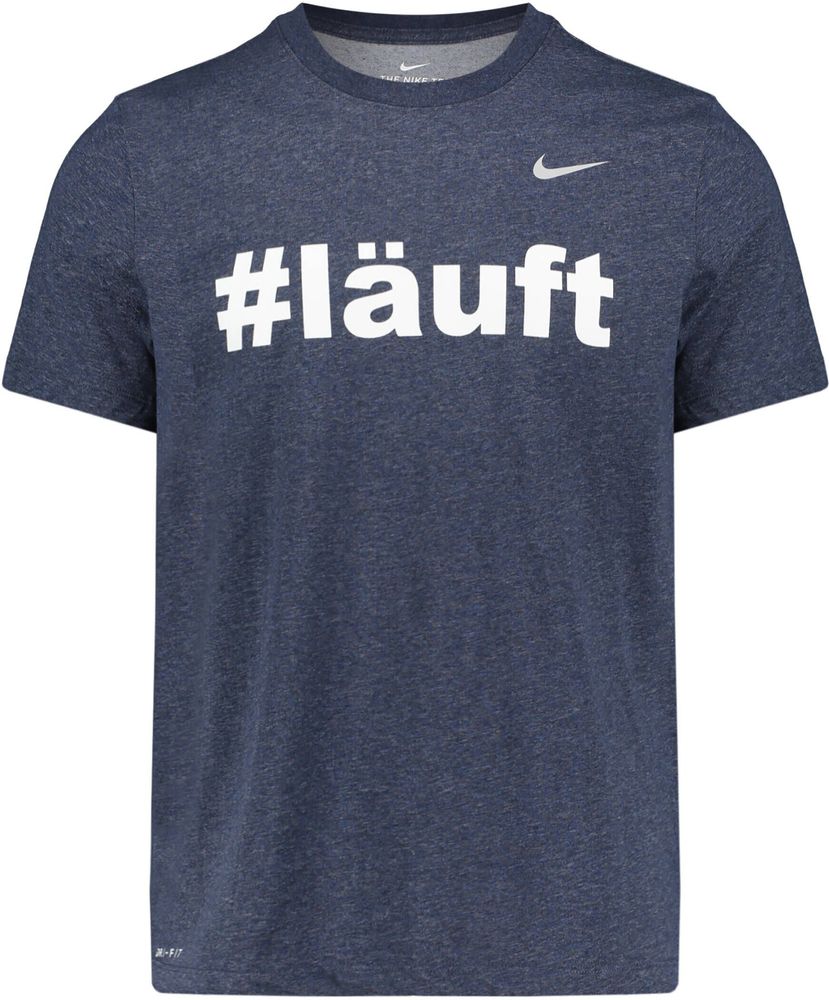 Nike Dri-FIT Fitness-T-Shirt Herren - Blau