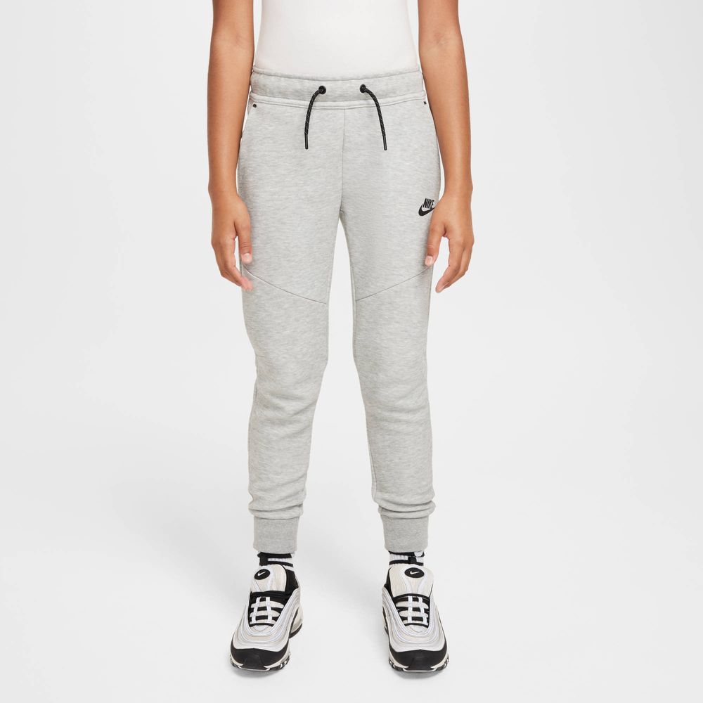Nike B Nsw Tch Flc Jggr - Pd - dk grey heather/black/black