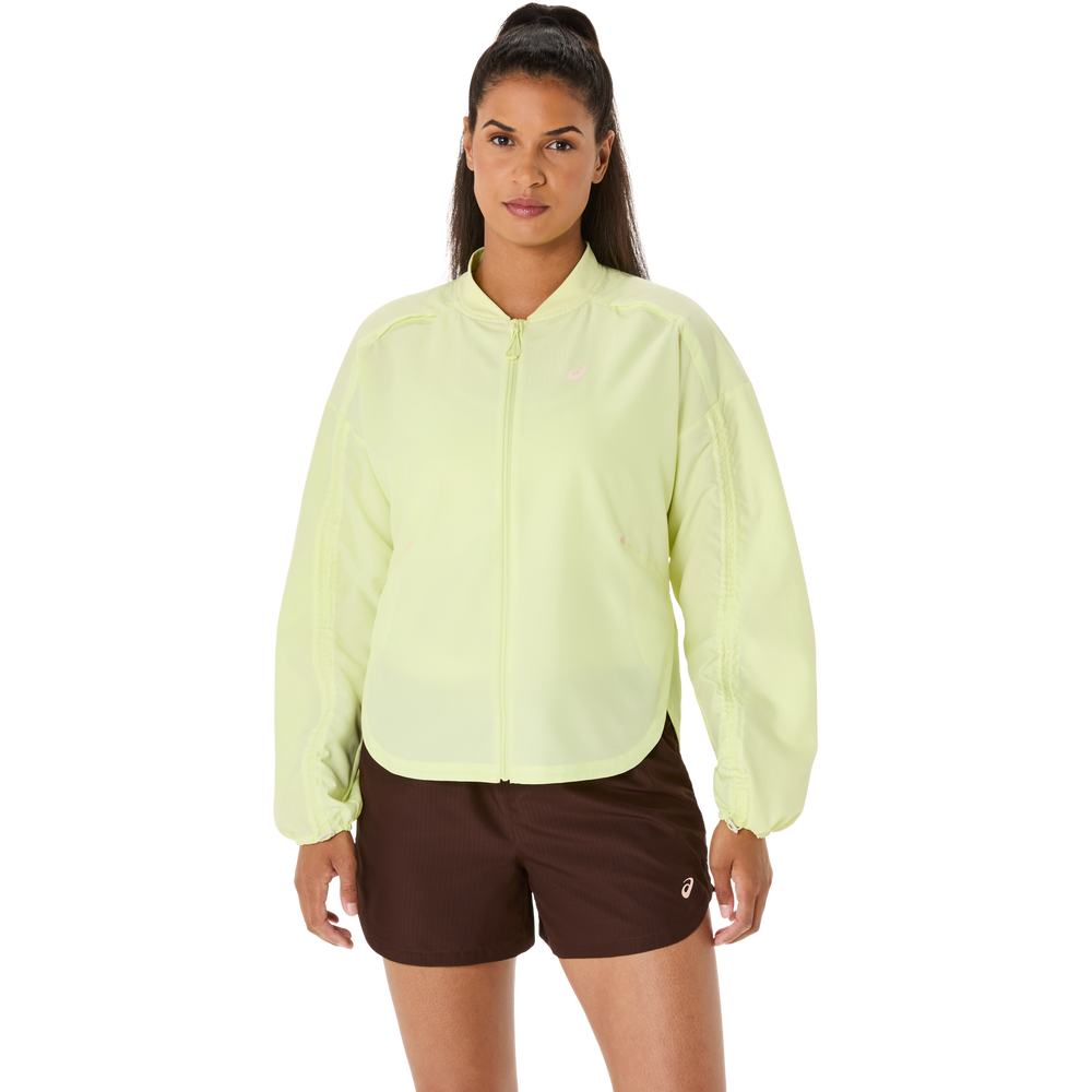 Asics Nagino Run Adjustable Jacket - huddle yellow