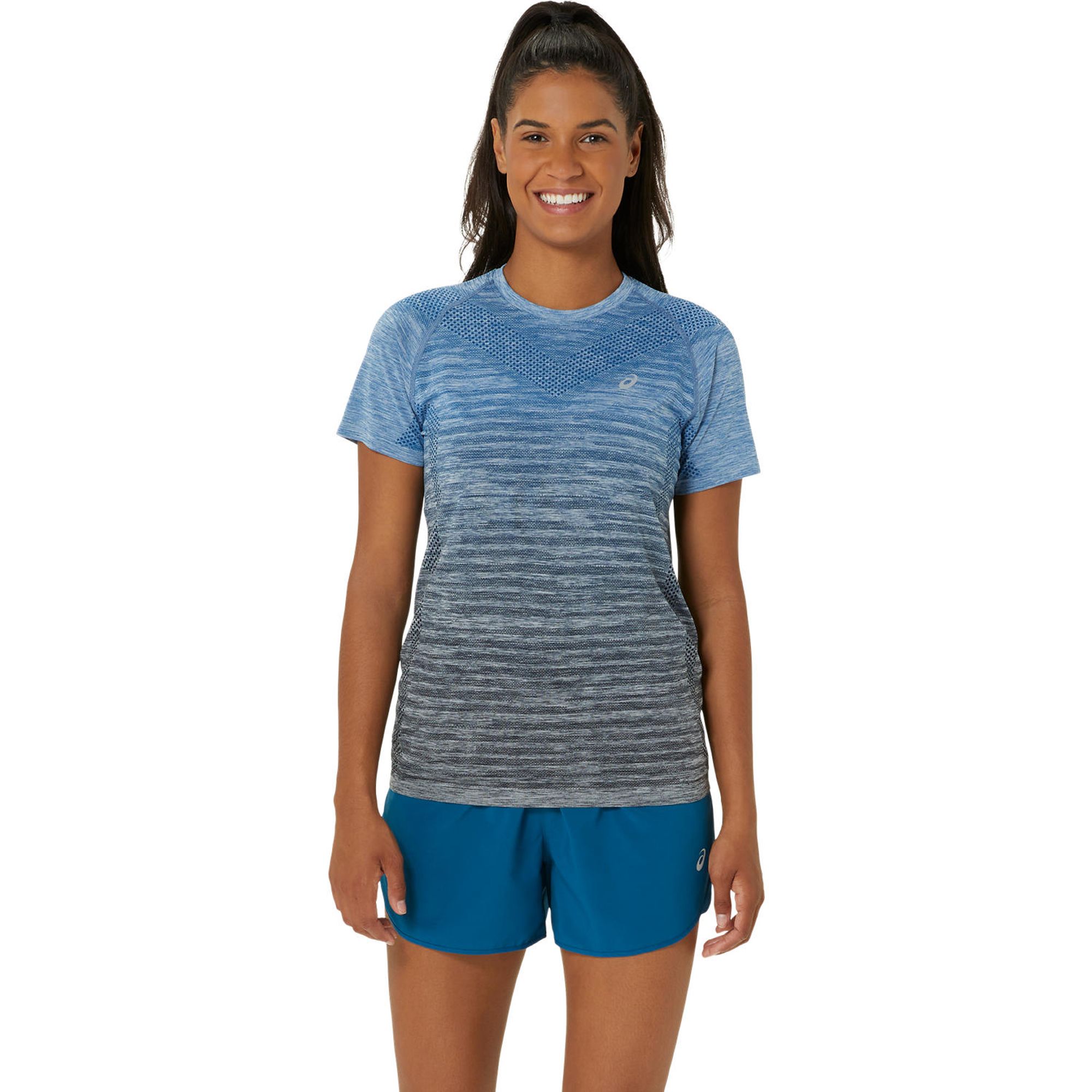 Asics Seamless Ss Top - rich navy/performance black
