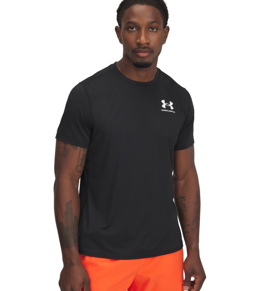 Under Armour Ua Heatgear Fitted Ss - black