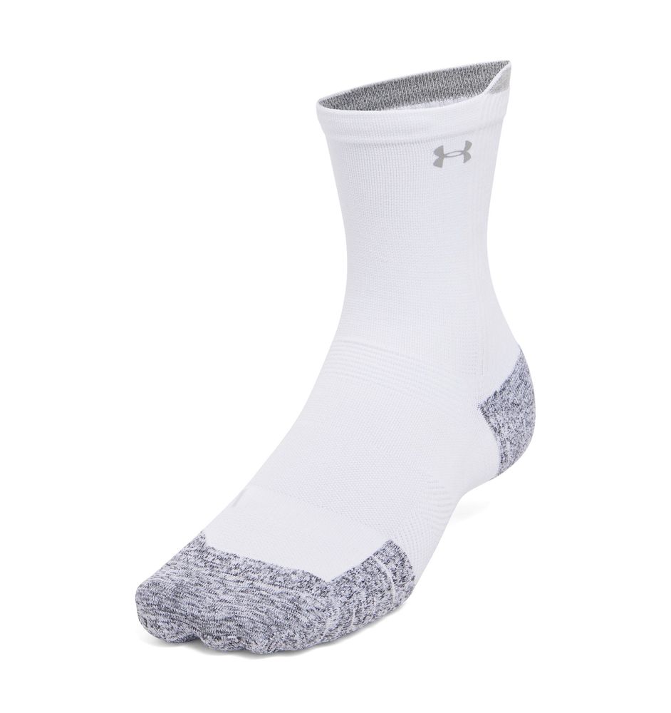 Under Armour Ua Ad Run Cushion 3Pk Crew - white
