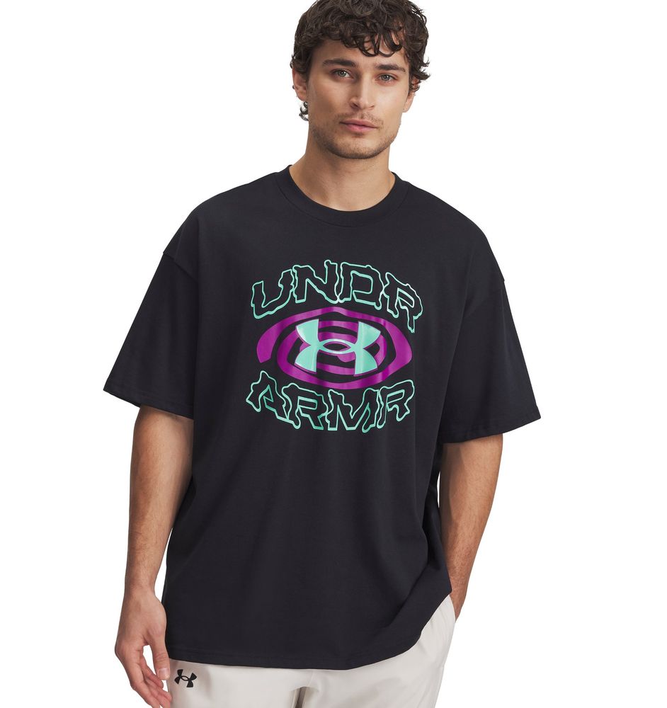 Under Armour Ua M Hwt Hoops Hoopnotic Ss - black