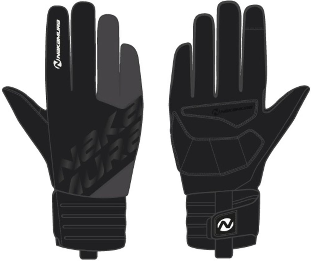 Nakamura Ux.-Handschuh Akron Glv U - black night/anthraci