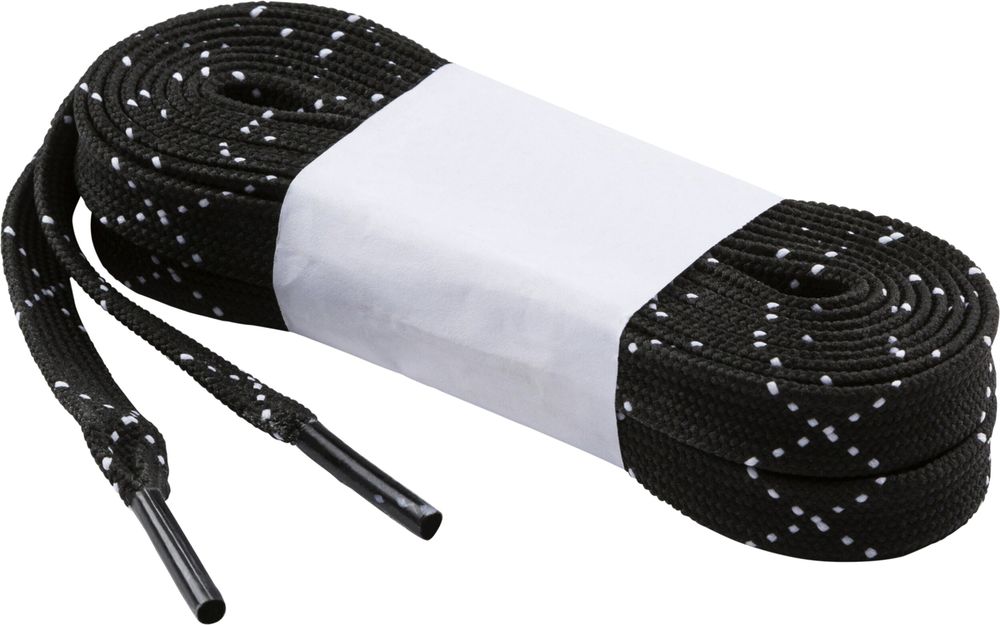 Firefly Schnürsenkel Gewachst Mit Kreuz - schwarz