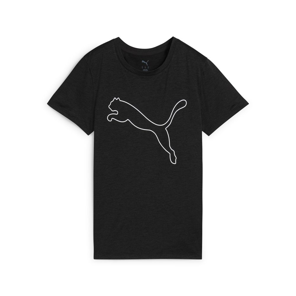 Puma W TAD ESSENTIAL Heather Logo Tee - schwarz