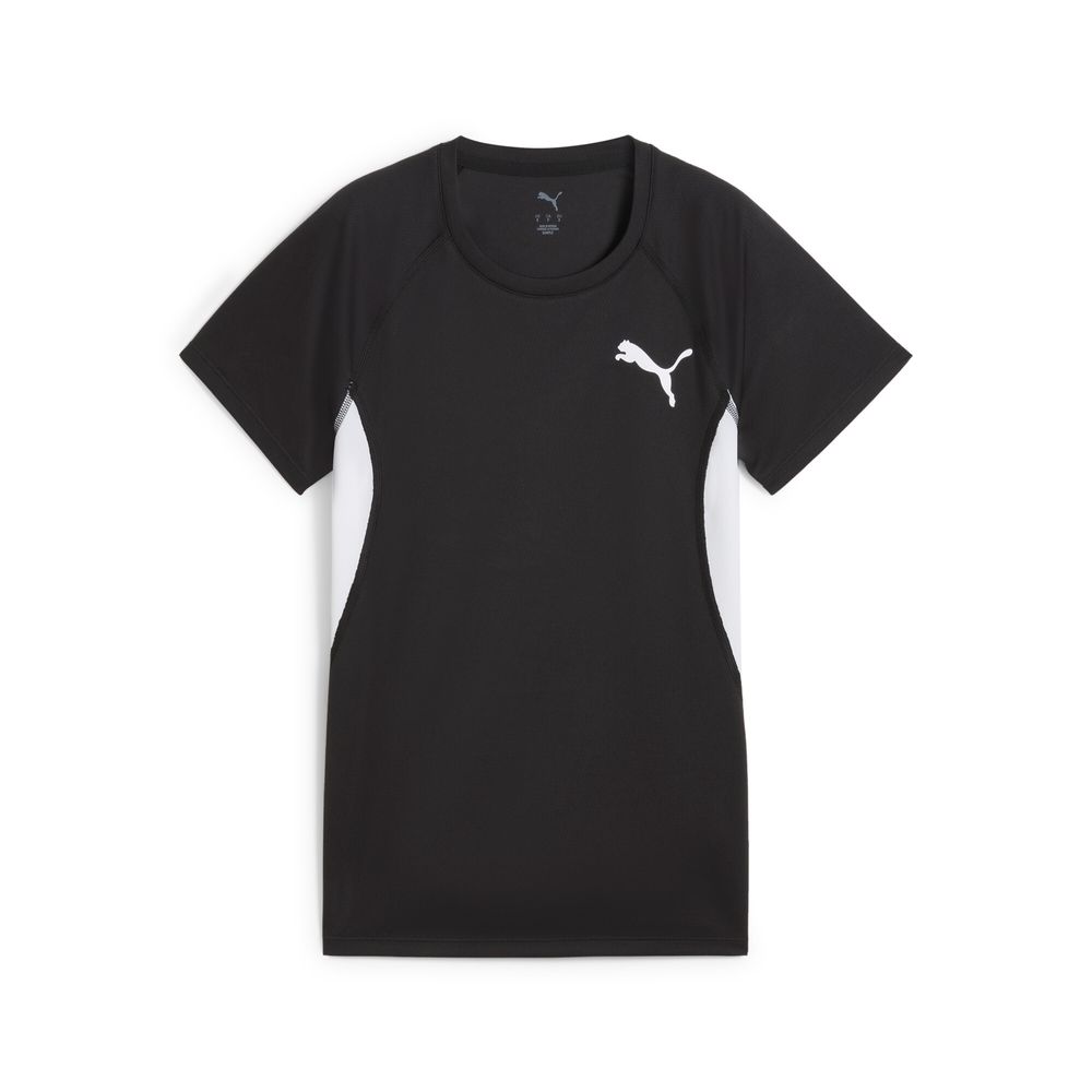 Puma W CROSS THE LINE TEE 3.0 - schwarz