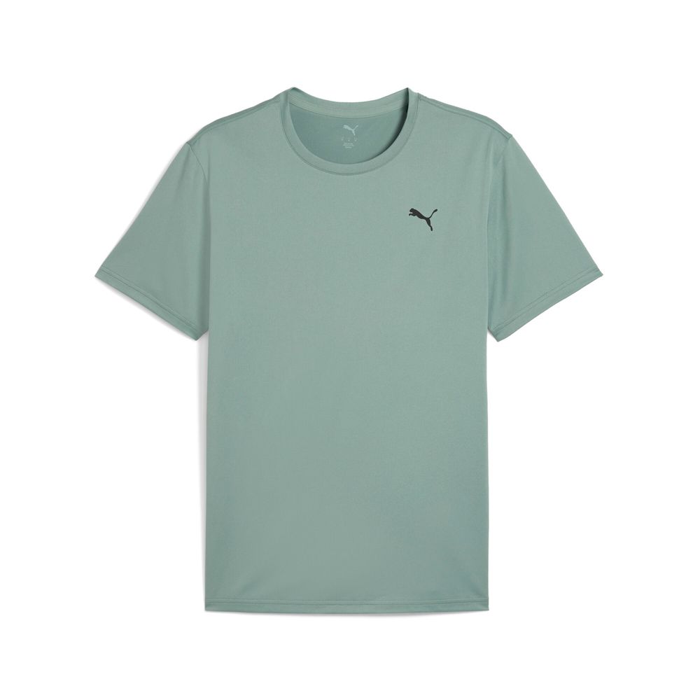 Puma M TAD ESSENTIALS SOLID CAT TEE (LC small cat) - grün