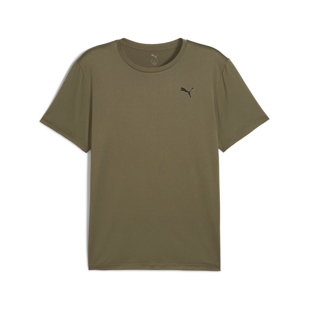 Puma M TAD ESSENTIALS SOLID CAT TEE (LC small cat) - grün