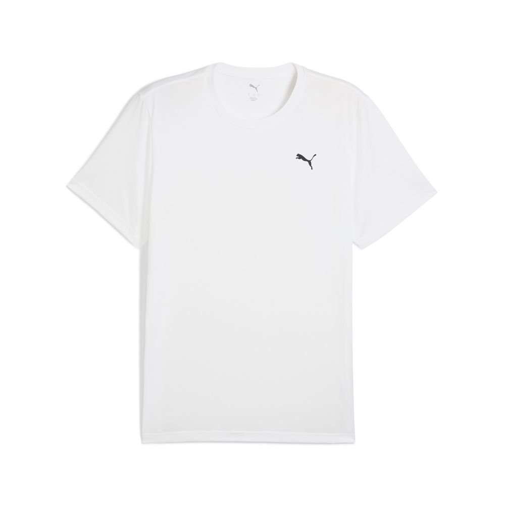 Puma M TAD ESSENTIALS SOLID CAT TEE (LC small cat) - weiss