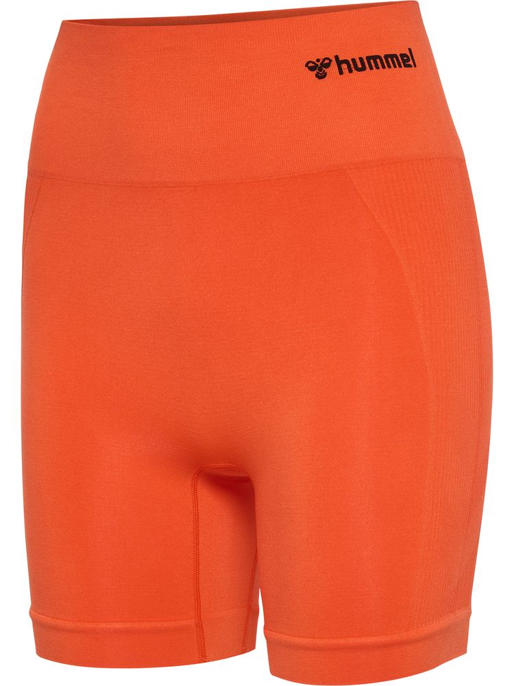 Hummel Hmltif Seamless Shorts - tangerine tango