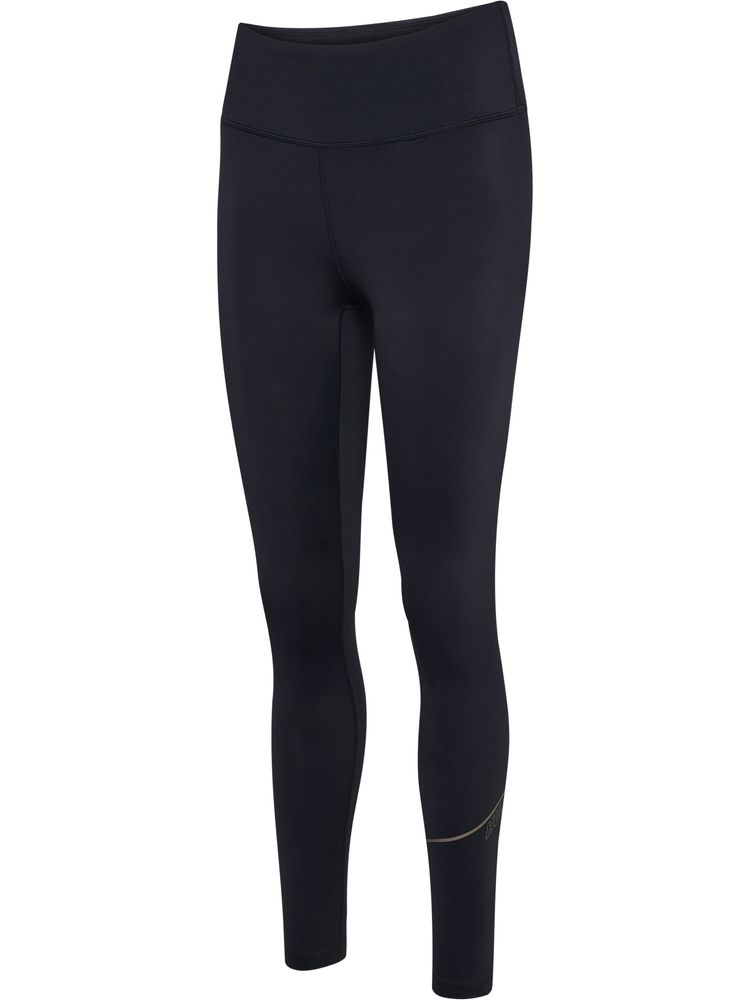 Hummel Hmlcourt Mid Waist Pocket Tights W - light grey/black