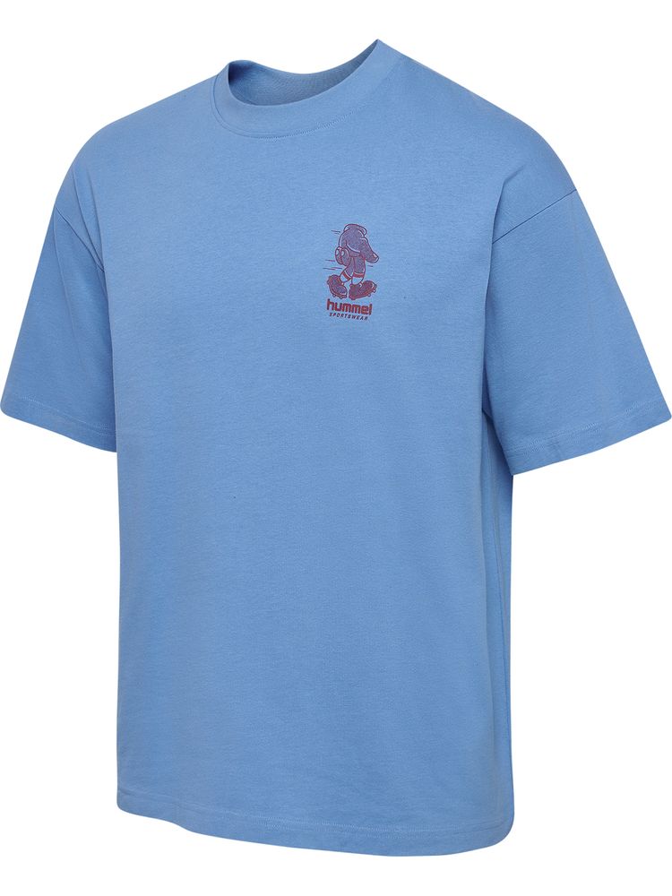 Hummel Hmlloose T-Shirt S/S Bees Stadium - lichen blue
