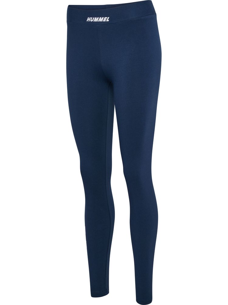 Hummel Hmlelemental Cotton Hw Tights - dress blues