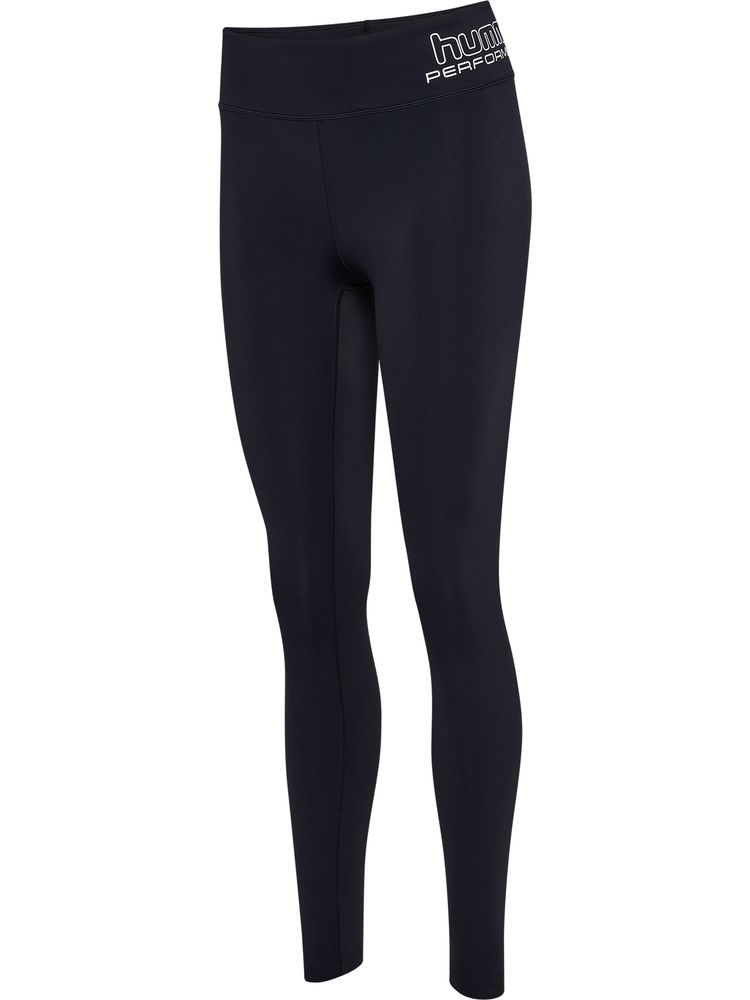 Hummel Hmlte Fundamental Mid Waist Tights - black/white