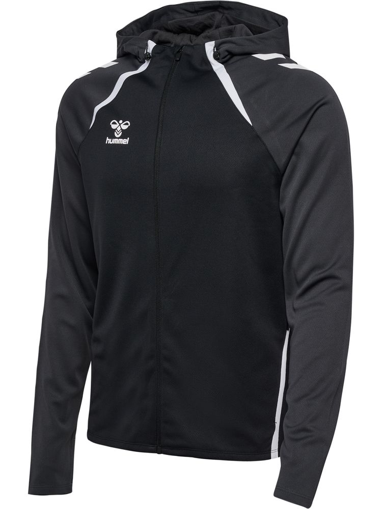 Hummel Hmllead 2.0 Zip Hoodie - black/asphalt