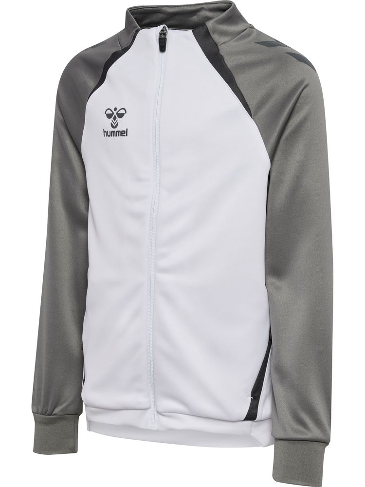 Hummel Hmllead 2.0 Track Zip Jacket Kids - white/steel gray