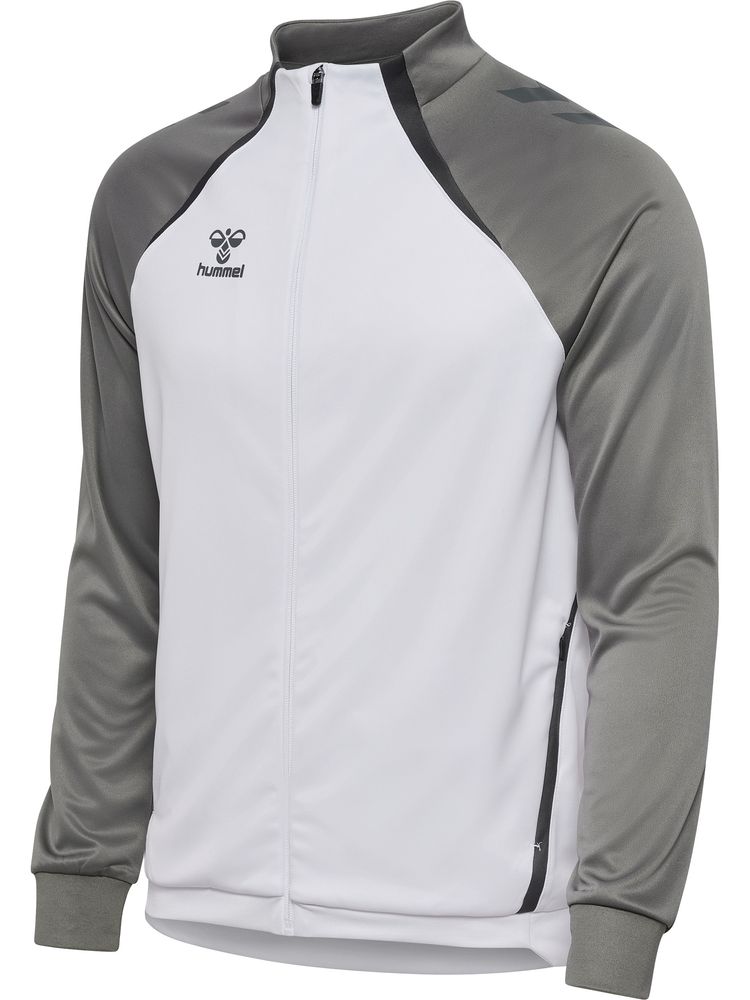 Hummel Hmllead 2.0 Track Zip Jacket - white/steel gray