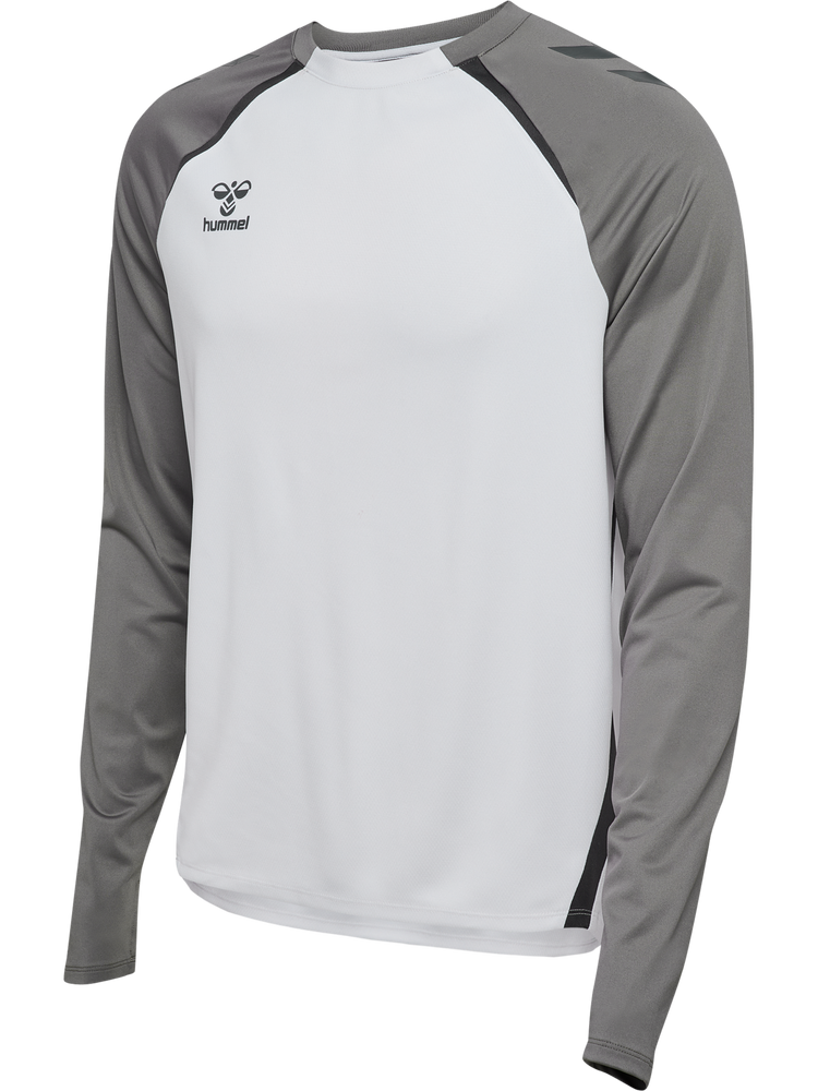Hummel Hmllead 2.0 Crew Sweat - white/steel gray