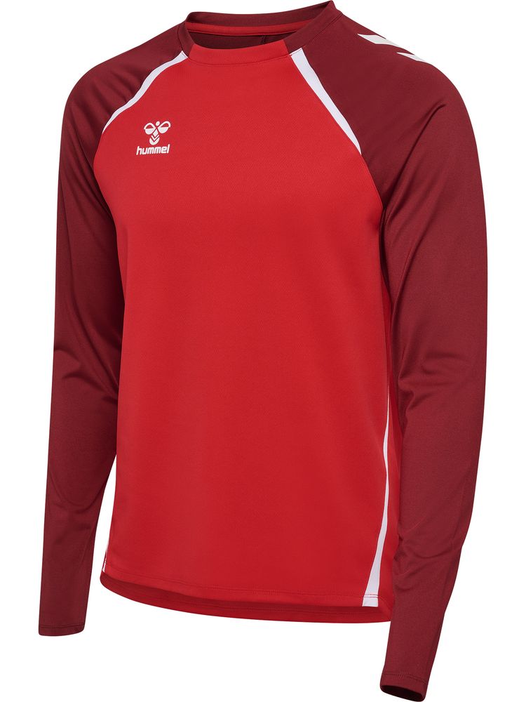 Hummel Hmllead 2.0 Crew Sweat - true red/maroon