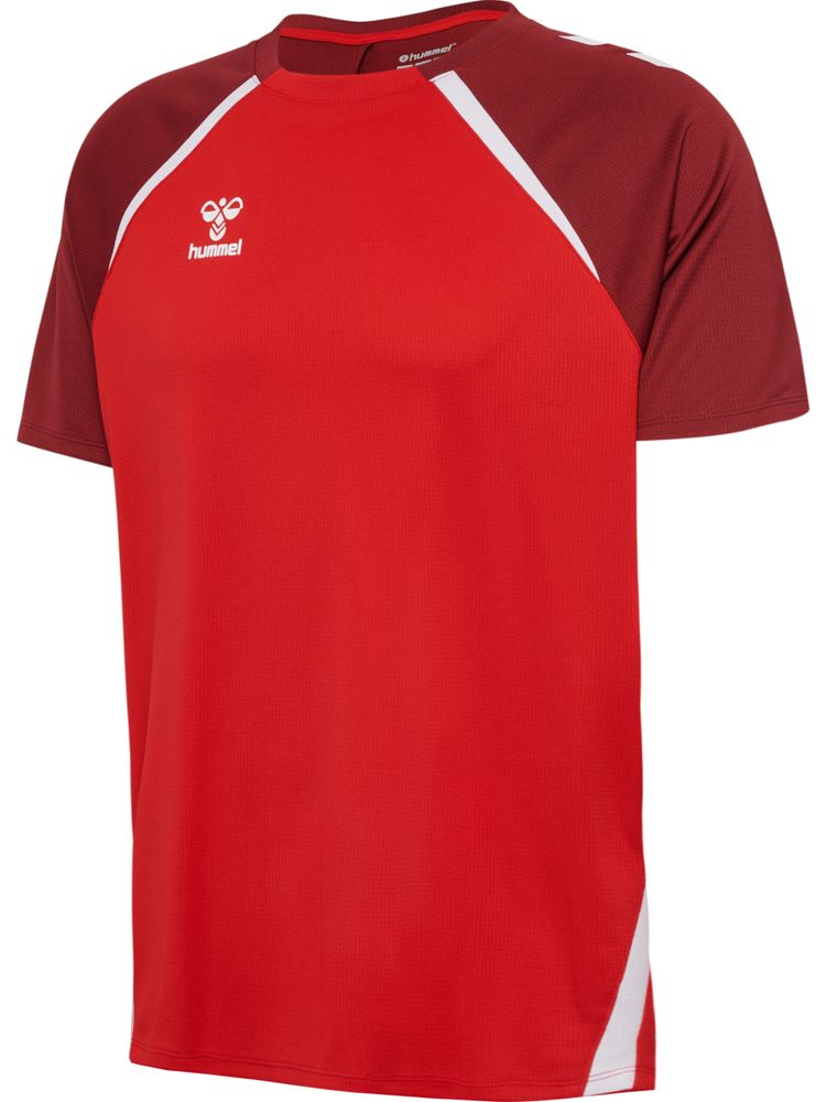 Hummel Hmllead 2.0 Jersey S/S - true red/maroon