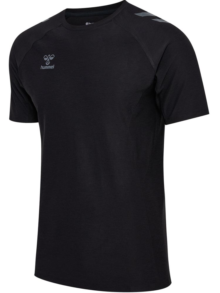 Hummel Hmlcima 2.0 Jersey S/S - black melange
