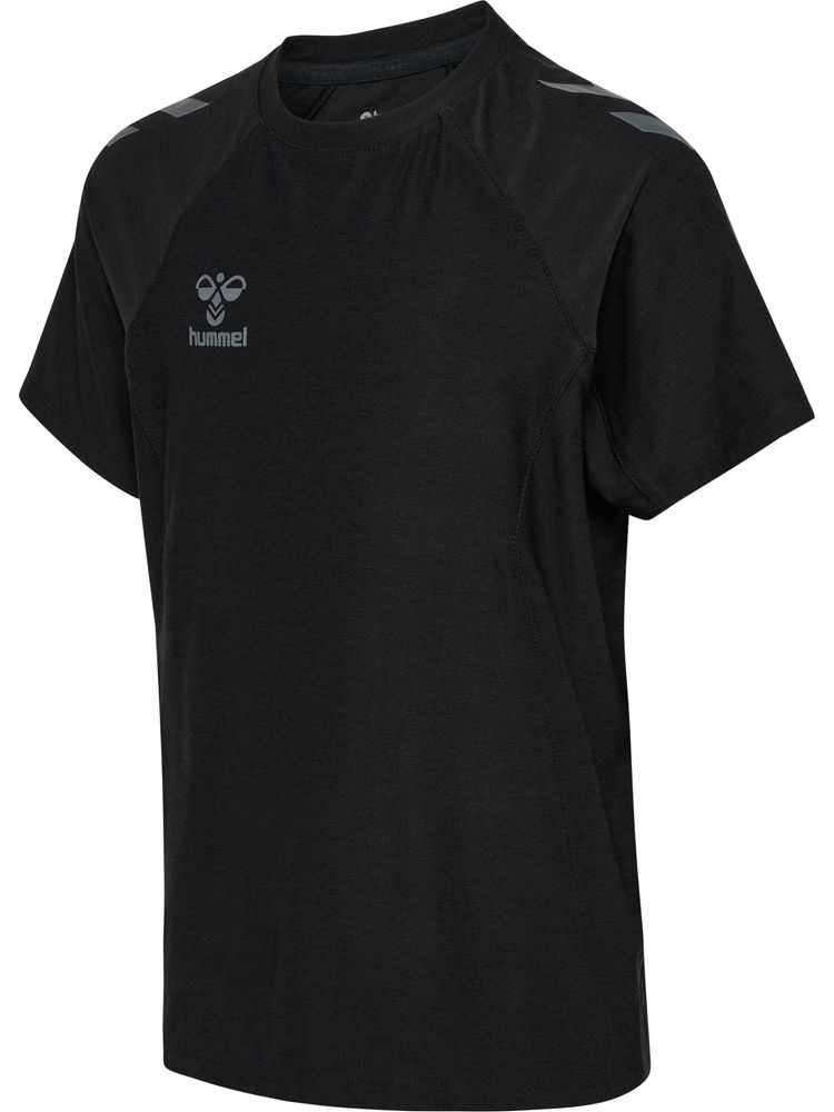 Hummel Hmlcima 2.0 Jersey S/S Kids - black melange