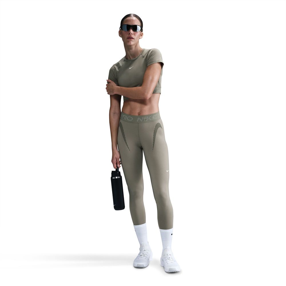 Nike W Np Df Mr 7/8 Tight Tt Grx Sporthose