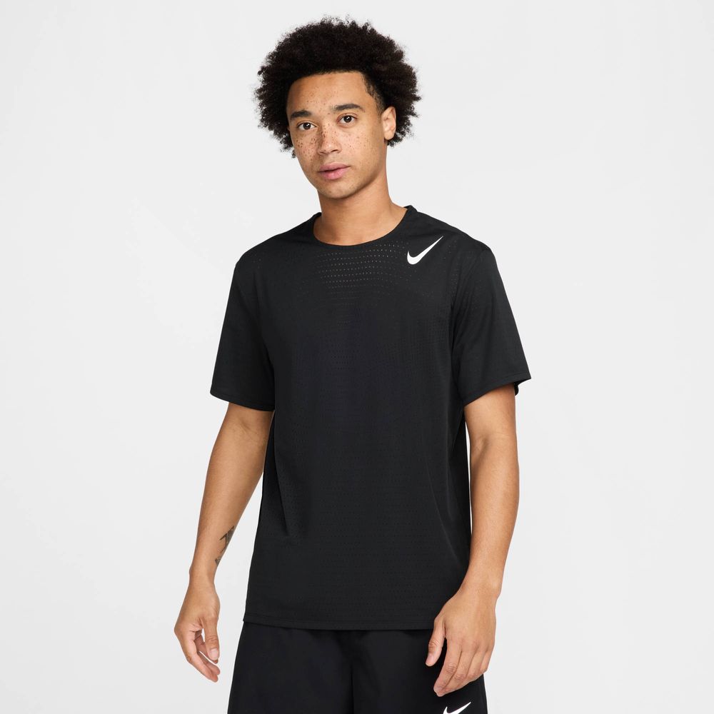 Nike AeroSwift Dri-FIT ADV Kurzarm-Laufoberteil Herren - Black / Summit White