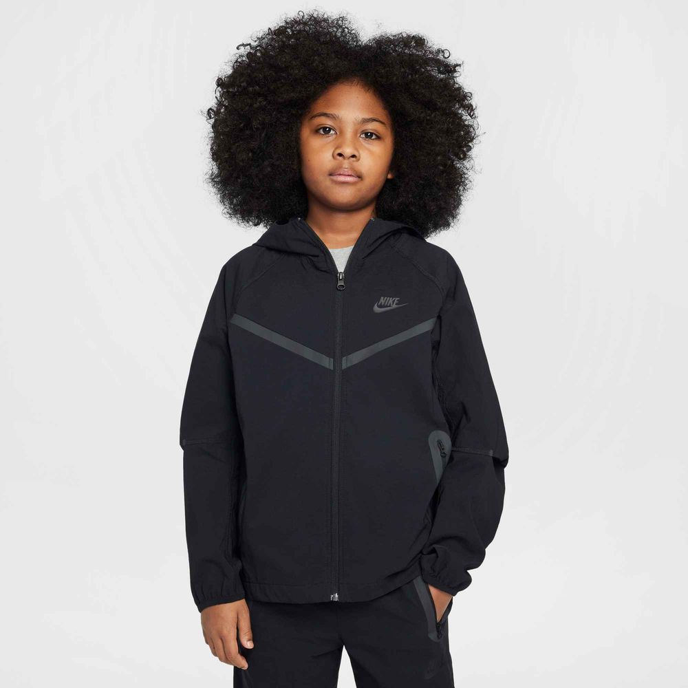 Nike Tech Webjacke für ältere Kinder - Black