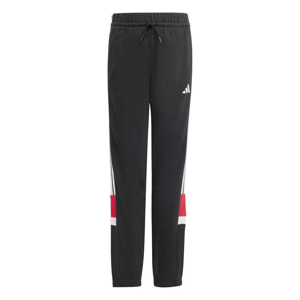 adidas J 3S Tib Fl Pt - black/white/purrub