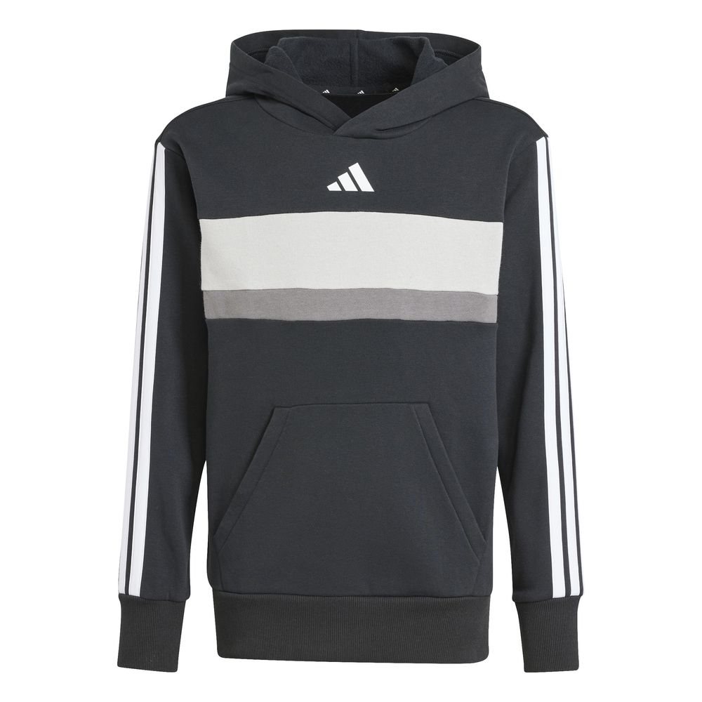 adidas J 3S Tib Fl Hd - black/white/gretwo