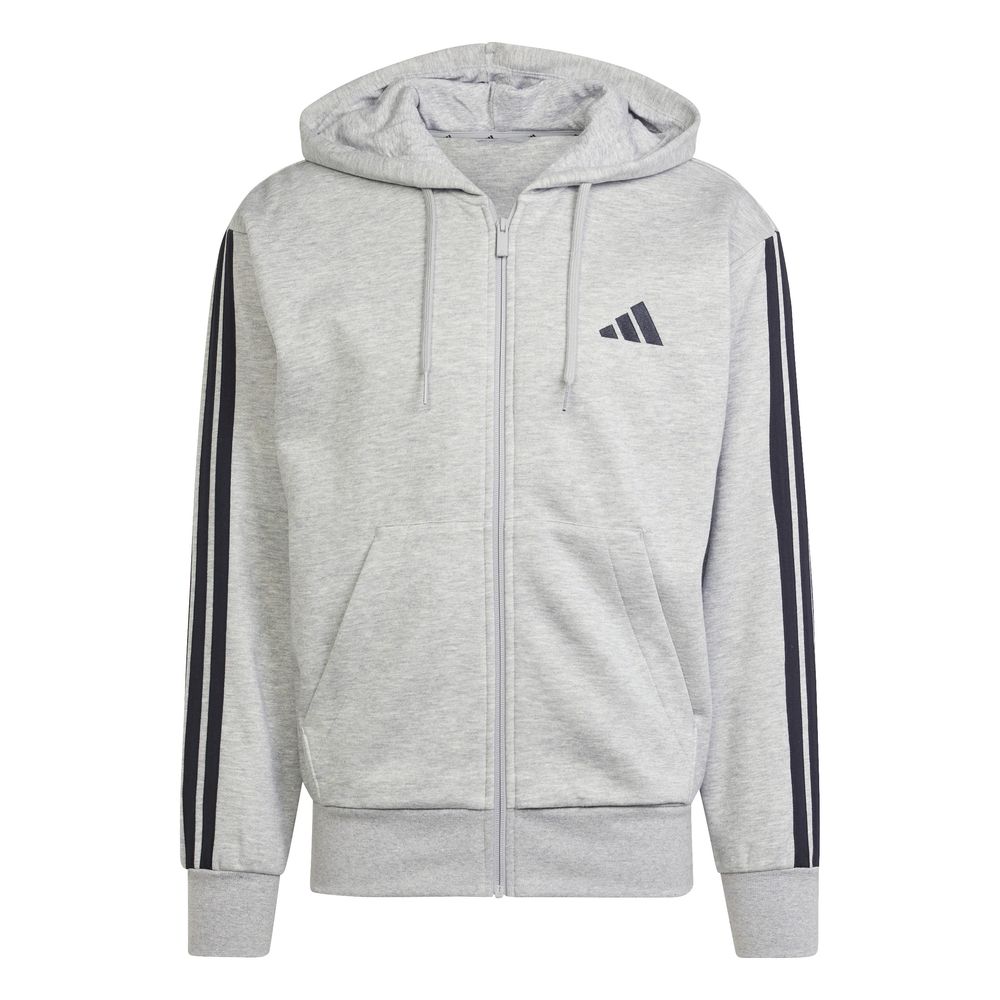adidas M 3S Fl Fz Hd - mgreyh/black