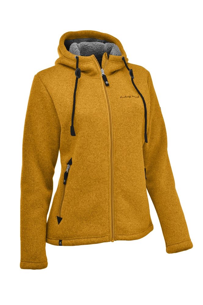 Maul Chieming - Strickfeecejacke+Ka - erde
