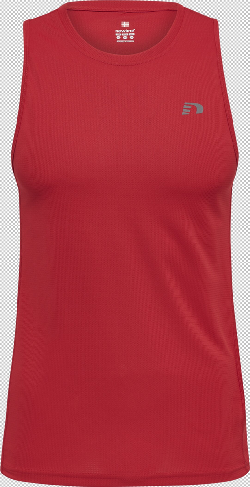 newline MEN CORE RUNNING SINGLET - TANGO RED