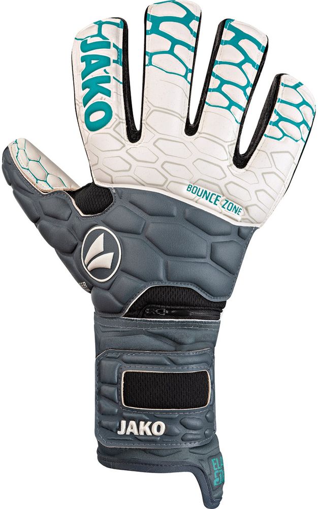 Jako TW-Handschuh Prestige WRC Protection - anthrazit/türkis